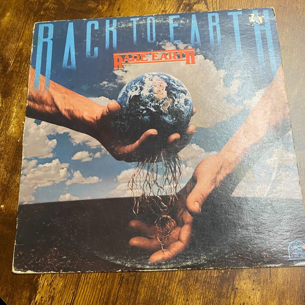 Rare Earth Back to Earth 12" Vinyl LP 1975 Motown R6-548S1
